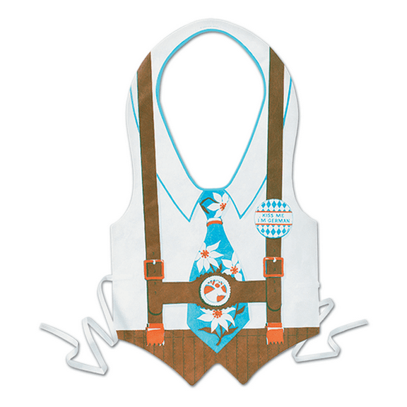 Plastic Oktoberfest Vest, (3/Pkg)