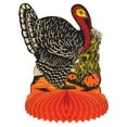 thumbnail image 1 of Vintage Fall Harvest Turkey Centerpiece, 8", (3/Pkg), 1 of 2