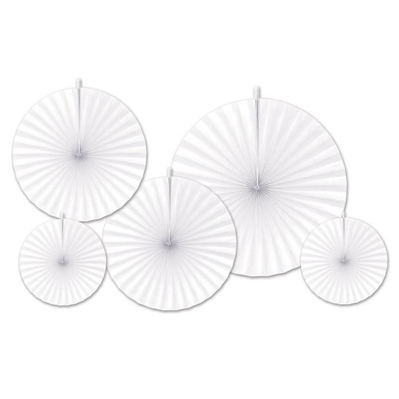 Beistle - Accordion Paper Fans - Asstd - Pack of 12
