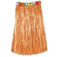 thumbnail image 1 of Beistle Adult Artificial Grass Hula Skirt with Floral Waistband natural (Case of 12), 1 of 1