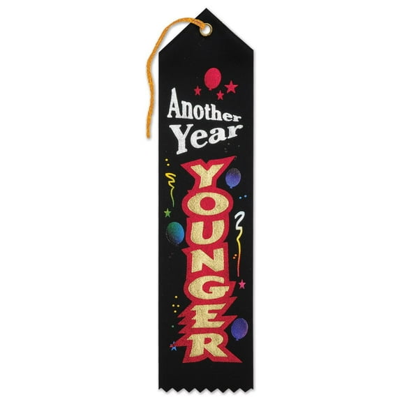 Beistle Another Year Younger Award Ribbon (Case of 6)