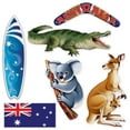 thumbnail image 1 of 72 Pack Beistle Australian Party Cutouts, 1 of 1