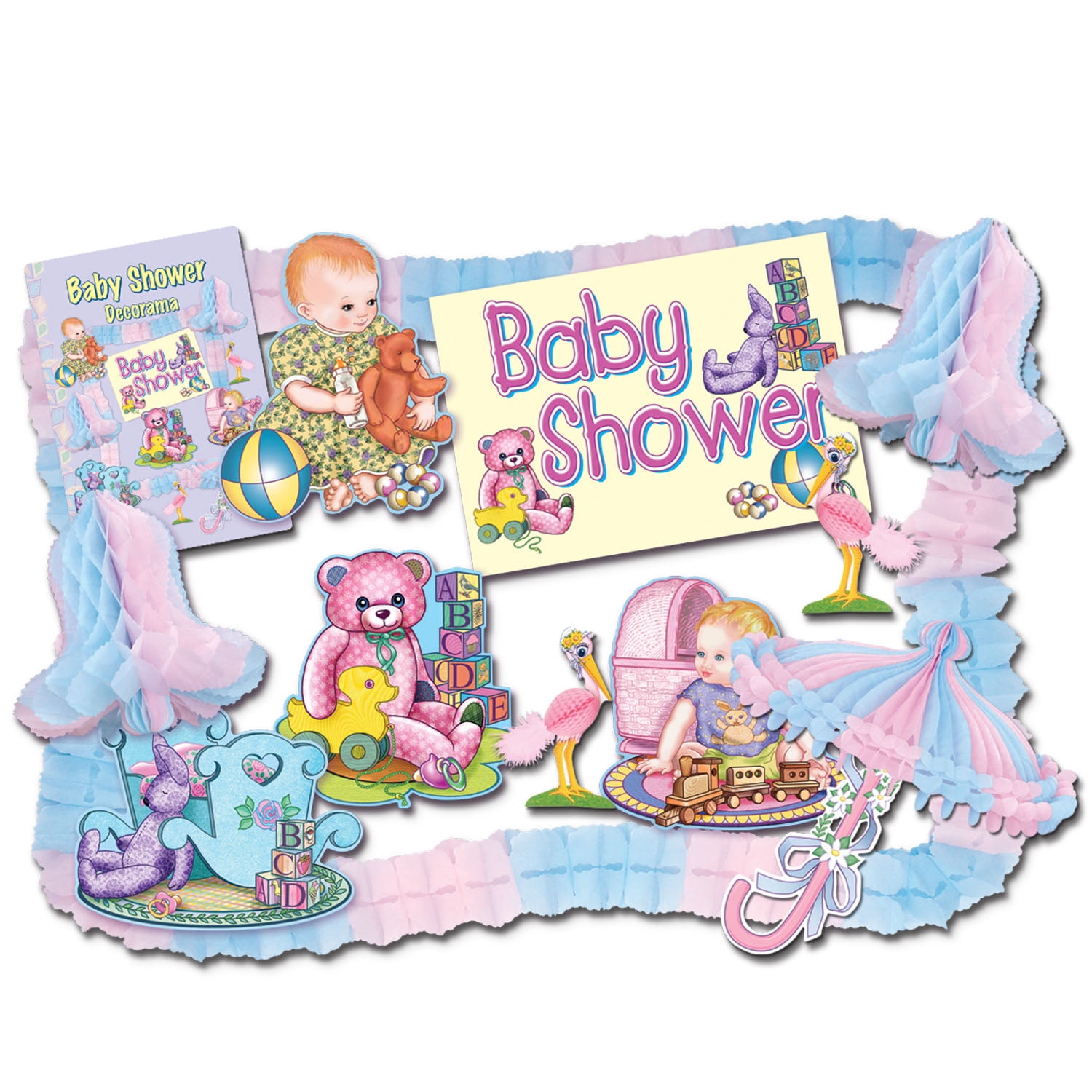 Beistle 57666 Willkommen Baby Banner – 152 X 53 Cm – Wetterfestes Kunststoff-Schild – Für Babyparty & Geburt Beistle 57666 Willkommen Baby Banner – 152 X 53 Cm – Wetterfestes Kunststoff-Schild – Für Babyparty & Geburt