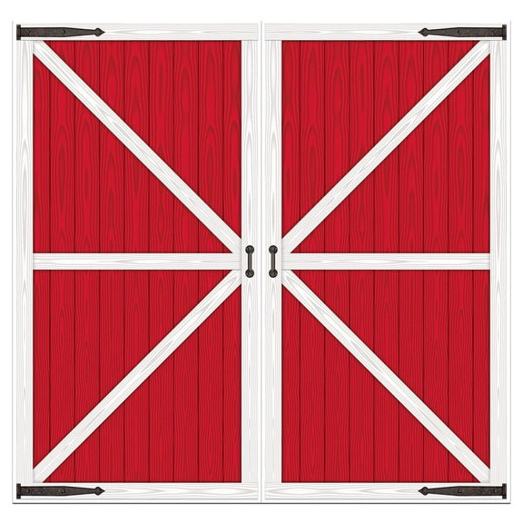 24 Pack Beistle Barn Door Printed Party Photo Props