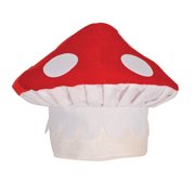 Plush Mushroom Hat, (1/Pkg)