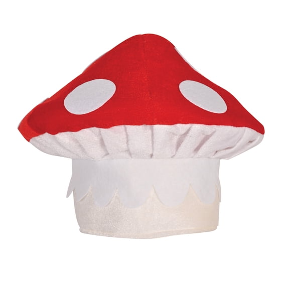 Plush Mushroom Hat, (1/Pkg)