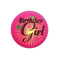 thumbnail image 1 of Beistle - Birthday Girl Satin Button - 2" - Pack of 6, 1 of 1