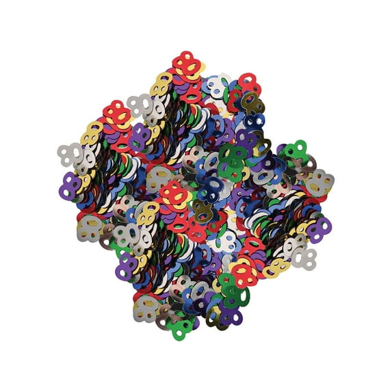 12 Pack Beistle Confetti 80th Birthday Party Silhouettes multi-color (0.5 Oz/Pkg)
