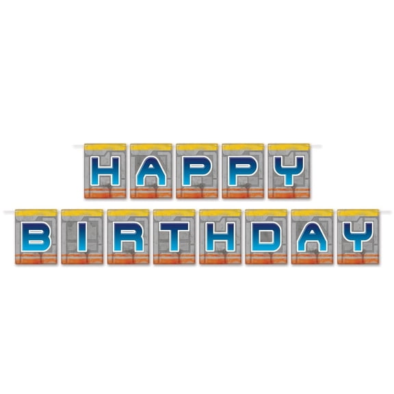 12 Pack Bulk Birthday Space Party Streamer