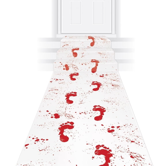 6 Pack Beistle Halloween Bloody Footprints Runner