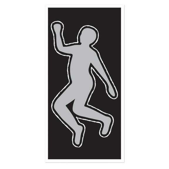 12 Pack Beistle PSI Party Body Silhouette