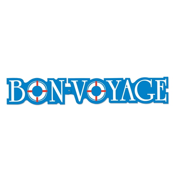 Beistle - Bon Voyage Streamer - 6" x 3' 1" - Pack of 12