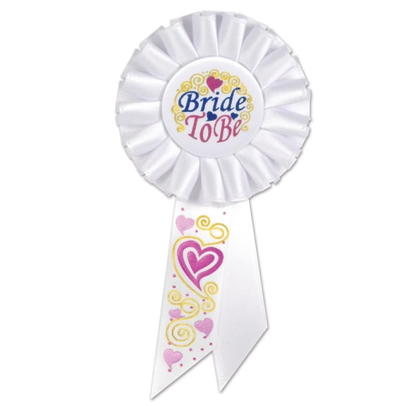 Beistle Bride To Be Rosette (Case of 6)