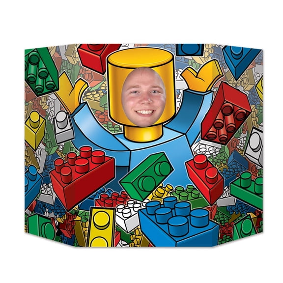 6 Pack Beistle Building Blocks Party Photo Prop