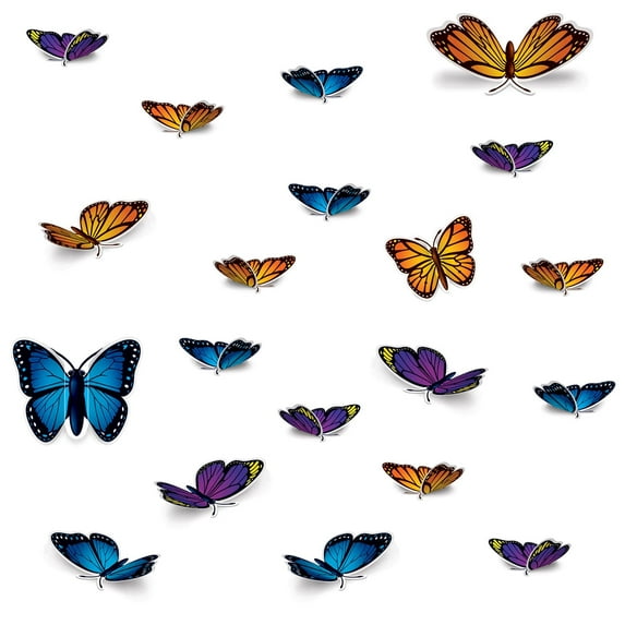Beistle - Butterfly Cutouts - Asstd - Pack of 12