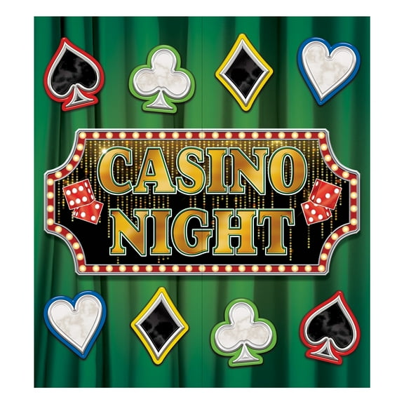 Beistle - Casino Photo Prop - 7' x 6' - Pack of 1