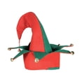thumbnail image 1 of 12 Pack Bulk Christmas Felt Elf Hat with Bells, 1 of 6