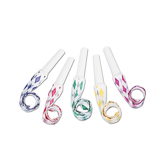 Club Pack of 100 Fun Assorted Colors Birthday Party Blowouts 16"