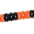 thumbnail image 1 of Beistle Club Pack of 12 Bright Orange and Black Festive Pageant Garland Decorations 14.5', 1 of 1