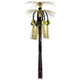 thumbnail image 1 of Club Pack of 12 Gold and Black "Happy New Year" Cascade Hanging Column 3', 1 of 1