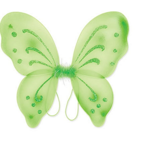 Beistle Club Pack of 12 Green Elegant Wings Party Armbands