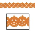 thumbnail image 1 of Club Pack of 12 Halloween Jack-O-Lantern Party Garland 12', 1 of 1