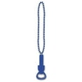 thumbnail image 1 of Beistle Club Pack of 12 Metallic Blue Beads with Blue Bottle Opener Medallion Party Necklaces 36", 1 of 2