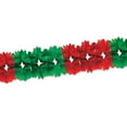 thumbnail image 1 of Beistle Club Pack of 12 Red and Green Festive Pageant Garland Decorations 14.5', 1 of 2