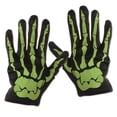 thumbnail image 1 of Beistle Club Pack of 12 Unisex Nite-Glo Skeleton Halloween Gloves - One Size, 1 of 2