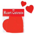thumbnail image 1 of Club Pack of 216 Red Valentine Heart Cutout Decorations 12", 1 of 2