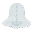 thumbnail image 1 of Club Pack of 24 White Honeycomb Hanging Westminster Tissue Bells Party Decorations 9, 1 of 2