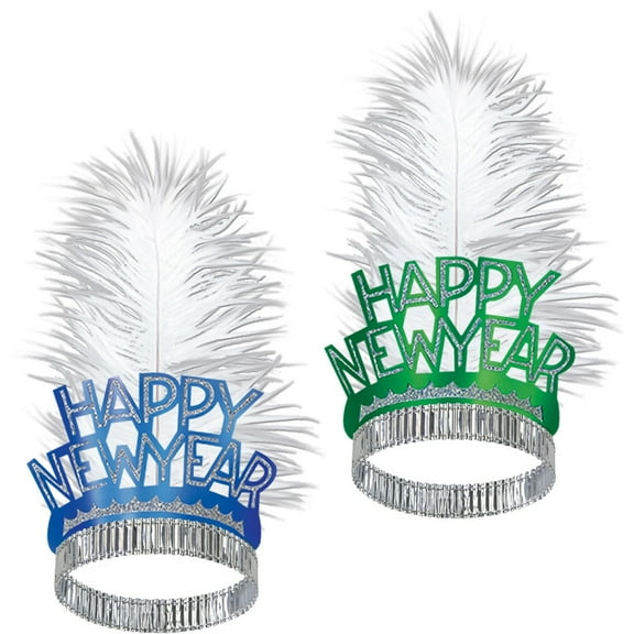 Club Pack of 50 Swing "Happy New Years" Legacy Party Favor Tiaras