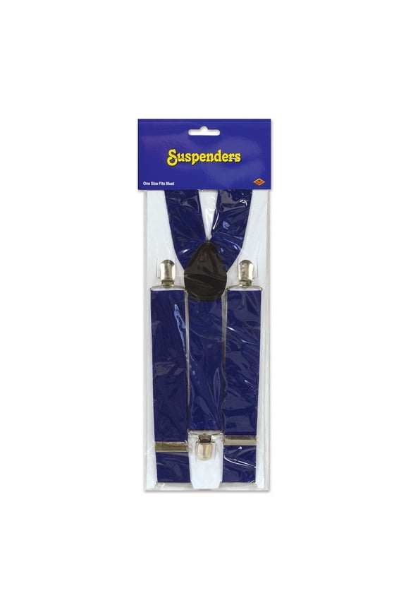 60805-B Navy Blue Suspenders,1ct