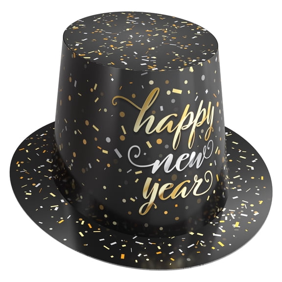 Confetti New Year Hi-Hat, Pack of 25