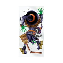 Crashing Witch Door Cover 30" X 5' - 12 Pack (1 Per Package)