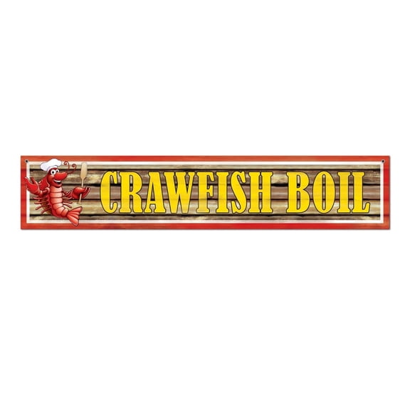 12 Pack Beistle Mardi Gras Crawfish Boil Banner