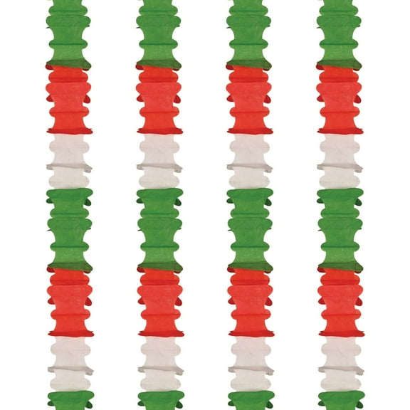 Ceiling Drops red, white, green Pack of 12