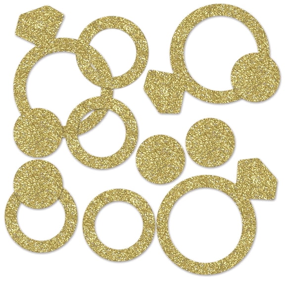 Beistle Diamond Ring Deluxe Sparkle Confetti (12 Packages/Case)