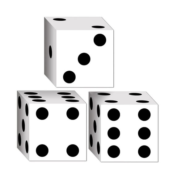 36 Pack Beistle Dice Party Favor Boxes