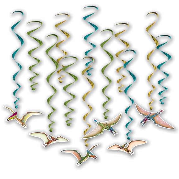 Dinosaur Whirls, 17"-32", (24/Pkg)