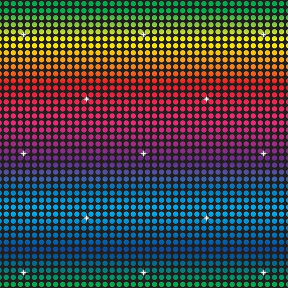 Party Decoration Disco Backdrop 4' X 30' - 6 Pack (1 Per Package)