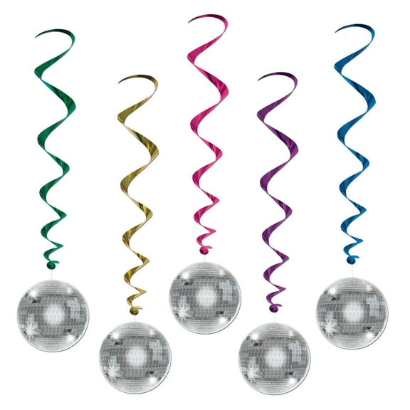 30 Piece Beistle Disco Ball Party Whirls