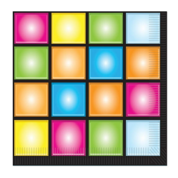 192 Pack Beistle Disco Party Luncheon Napkins