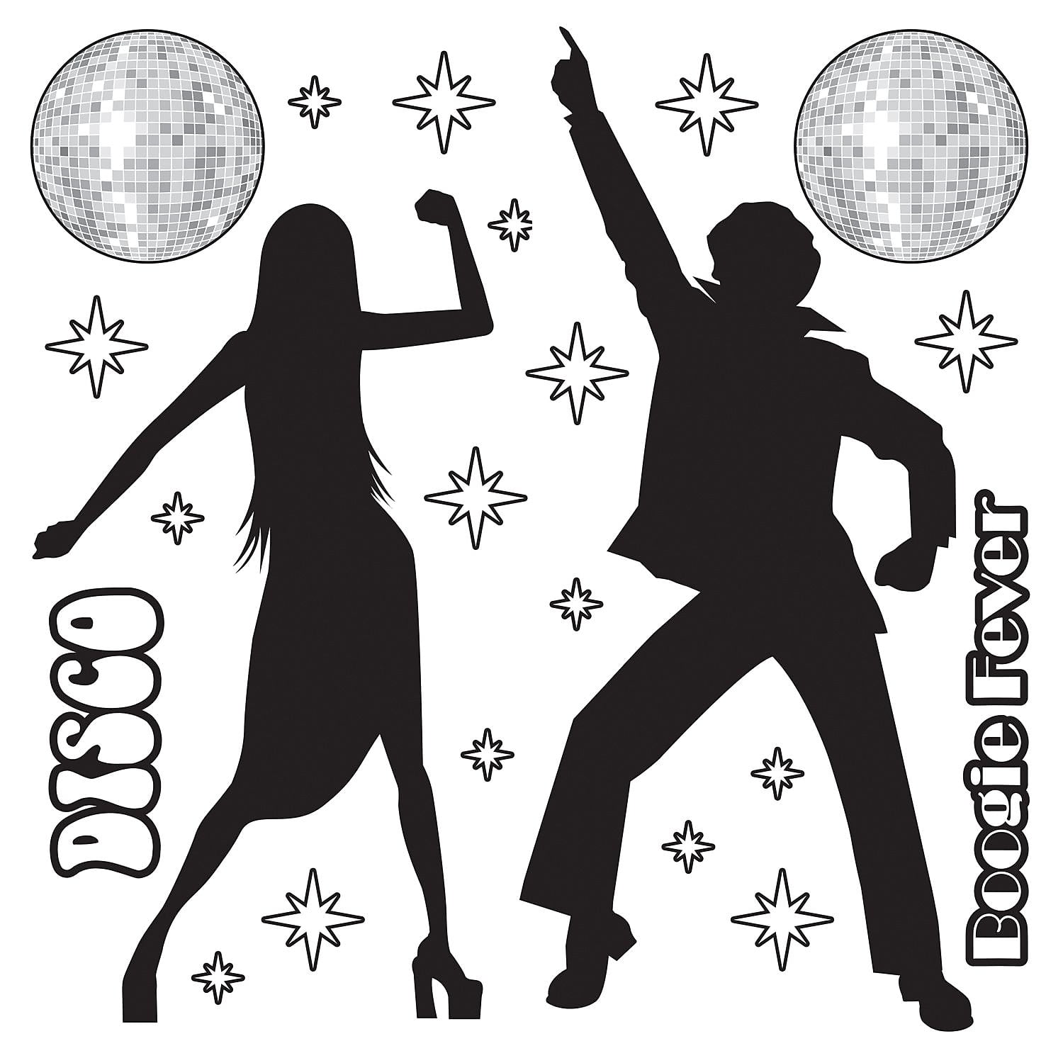 Beistle Disco Silhouette 70s Prop 5\