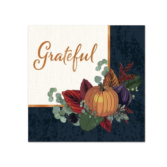 Beistle - Fall Thanksgiving Beverage Napkins - Pack of 12