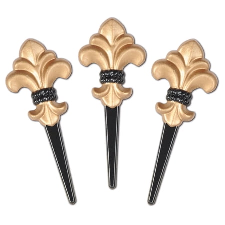 Beistle Fleur De Lis Picks 2 1/2" 60084