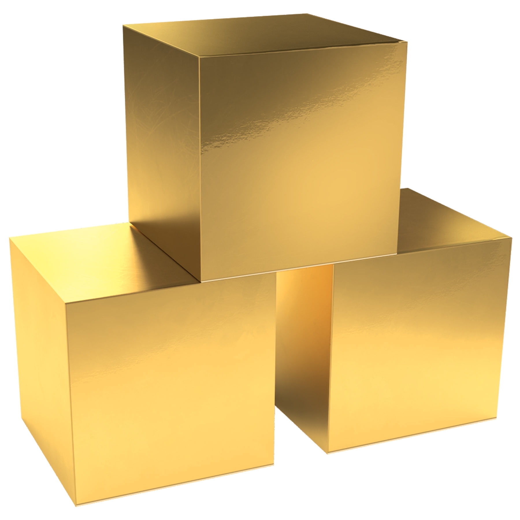 Beistle - Foil Favor Boxes - 3¼" x 3¼" - Pack of 12