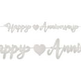 thumbnail image 1 of Beistle - Foil Happy Anniversary Streamer - 7½" x 6' - Pack of 12, 1 of 1
