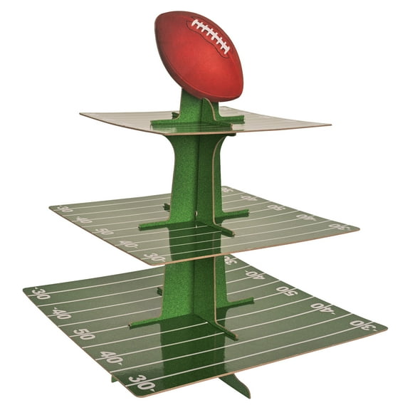 Football Cupcake Stand, 15" x 11.75", (1/Pkg)