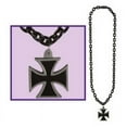 thumbnail image 1 of Beistle German Prussian Military Honor Faux Iron Cross Chain Necklace Costume Accessory, 1 of 2
